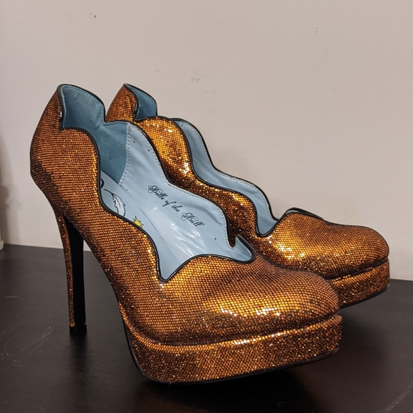 Copper Luster Heels - Picture 10 of 11